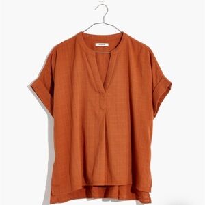 Madewell NWOT Lakeline Popover Shirt